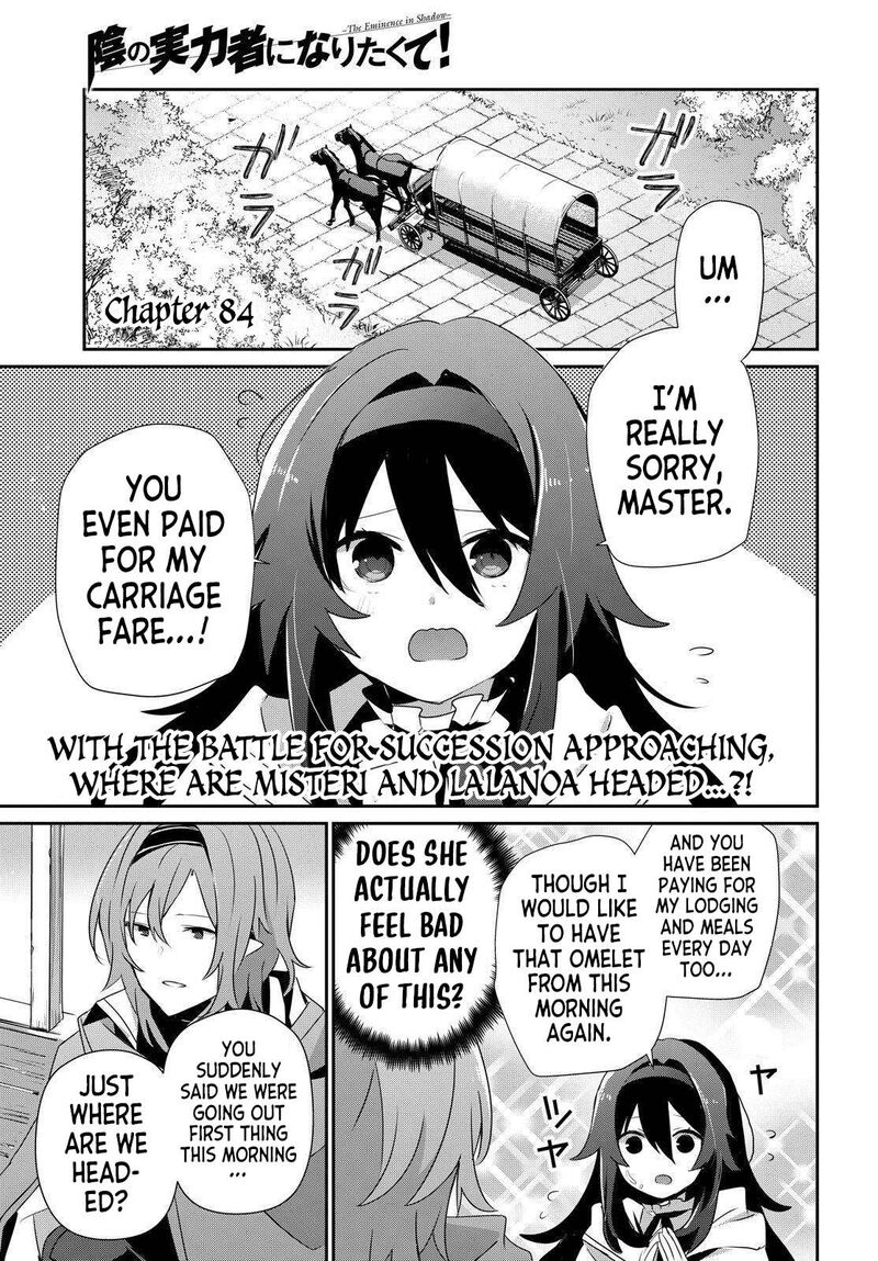 Kage No Jitsuryokusha Ni Naritakute 84 1