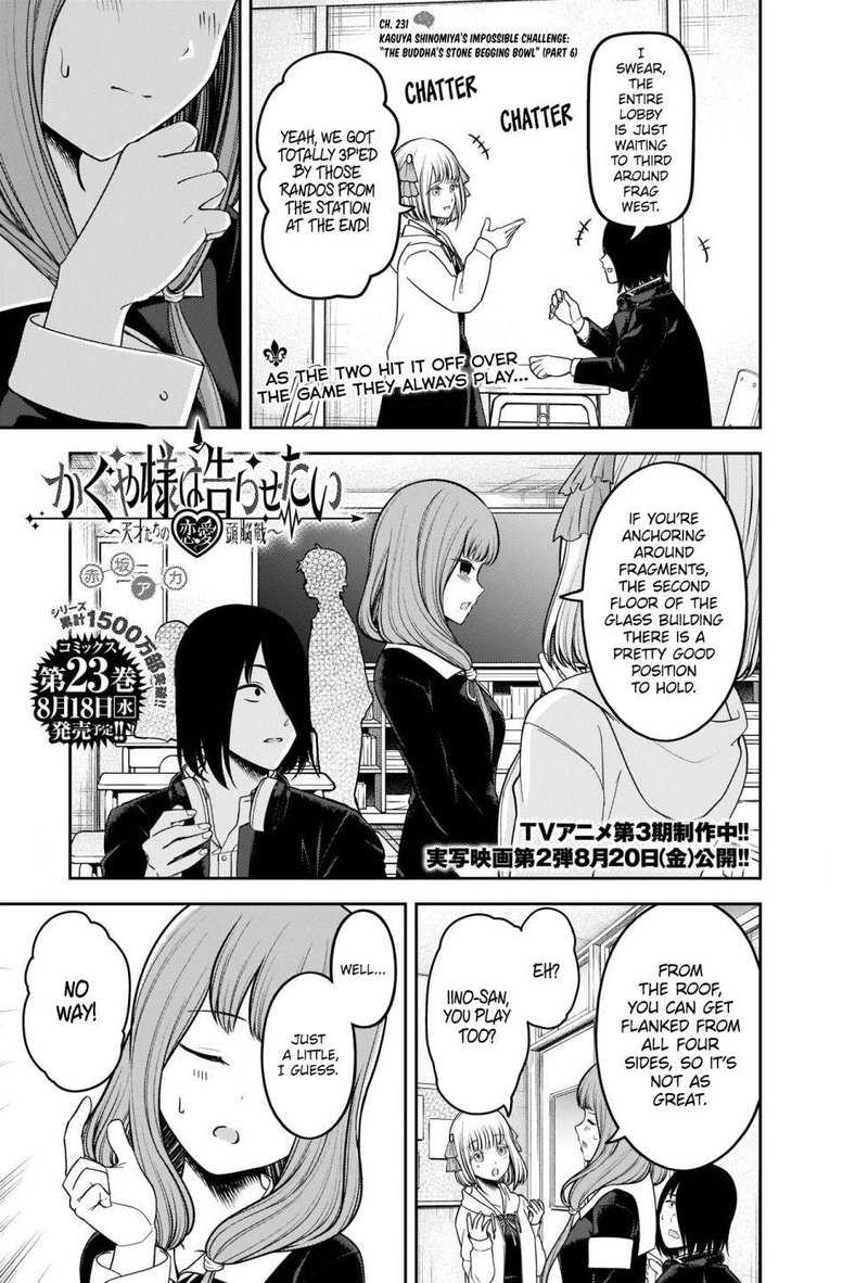 Kaguya Sama Wa Kokurasetai Tensai Tachi No Renai Zunousen 231 1