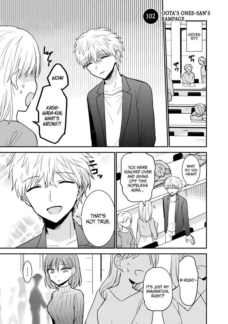 Kao Ni Denai Kashiwada San To Kao Ni Deru Ota Kun 102 2