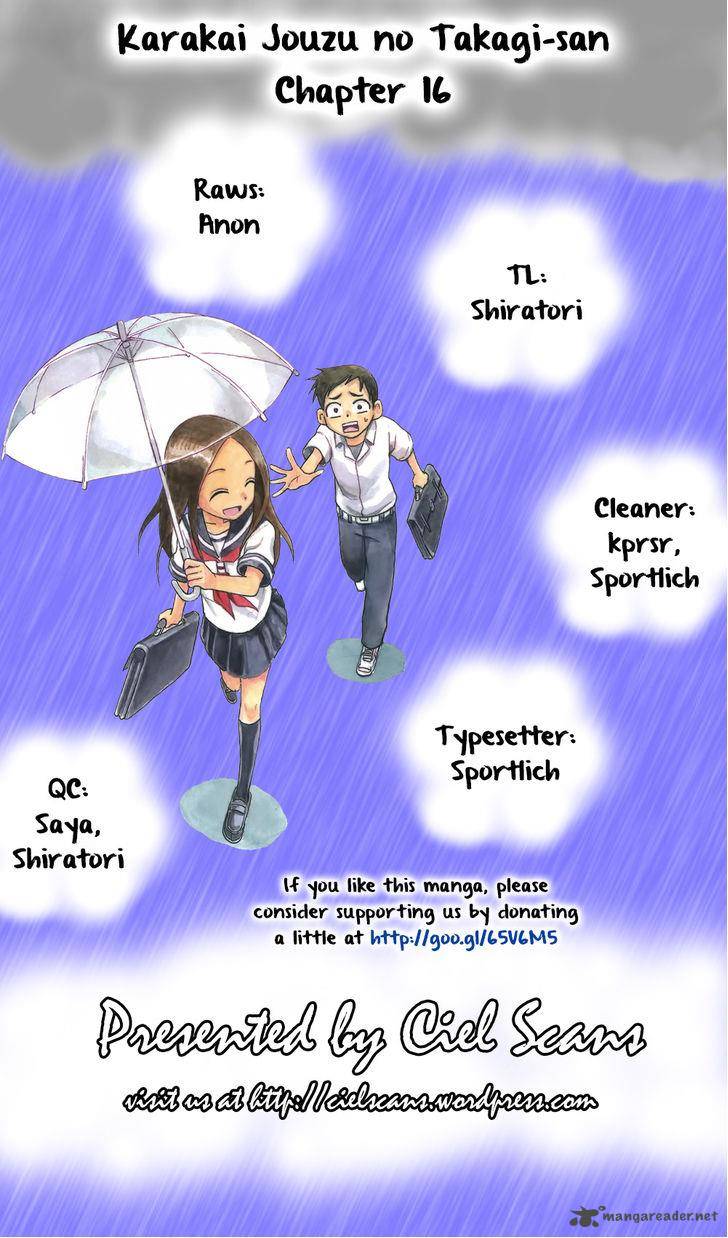 Karakai Jouzu No Takagi San 16 1