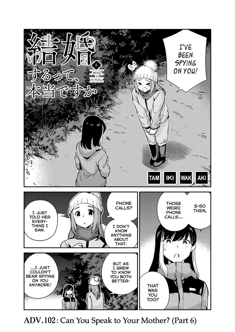Kekkon Surutte Hontou Desu Ka 365 Days To The Wedding 102 2