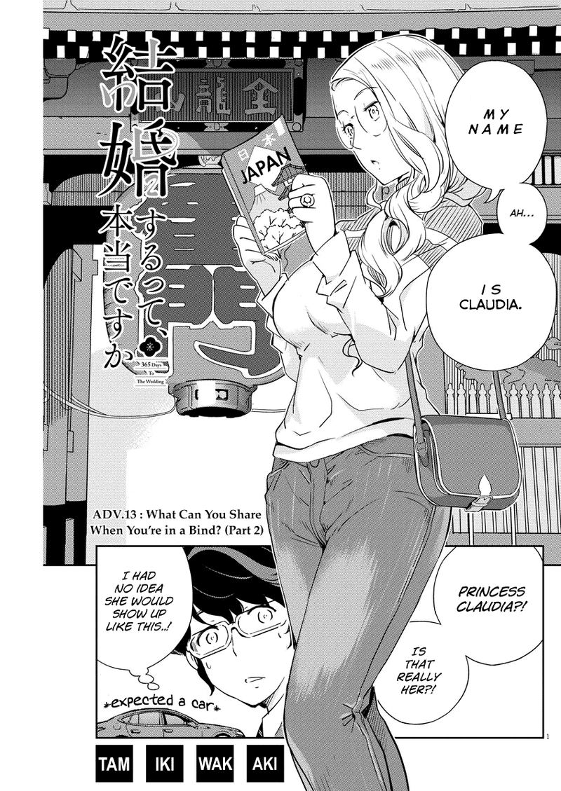 Kekkon Surutte Hontou Desu Ka 365 Days To The Wedding 13 1