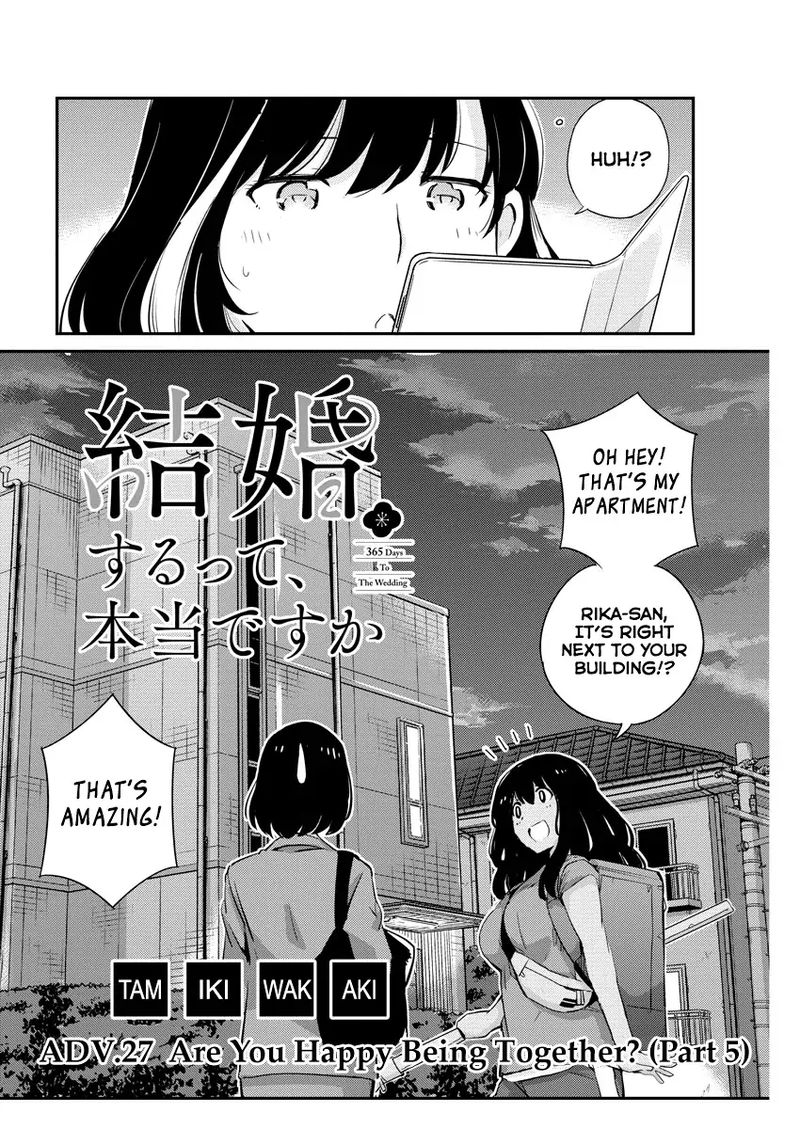 Kekkon Surutte Hontou Desu Ka 365 Days To The Wedding 27 2