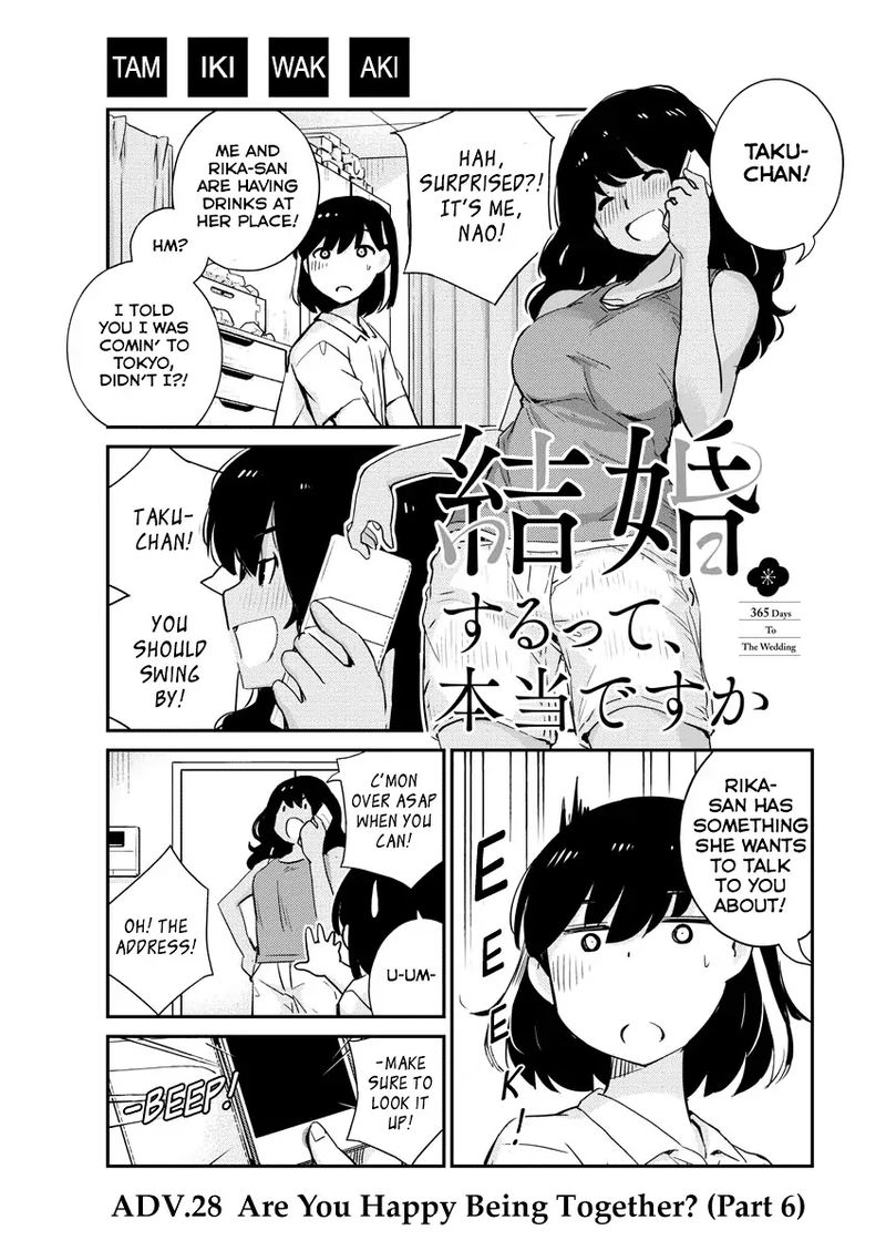 Kekkon Surutte Hontou Desu Ka 365 Days To The Wedding 28 1