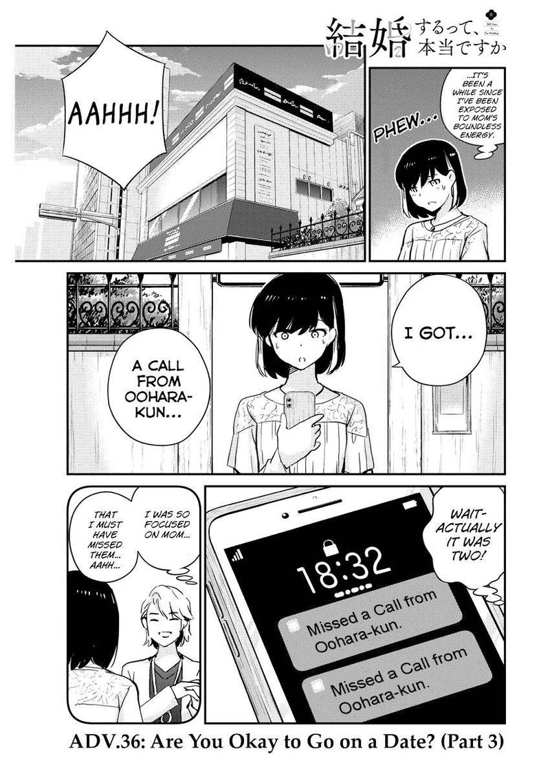 Kekkon Surutte Hontou Desu Ka 365 Days To The Wedding 36 1