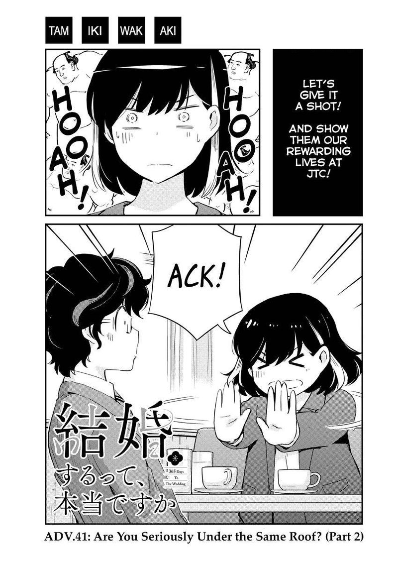 Kekkon Surutte Hontou Desu Ka 365 Days To The Wedding 41 1
