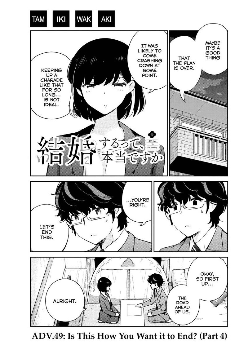 Kekkon Surutte Hontou Desu Ka 365 Days To The Wedding 49 1
