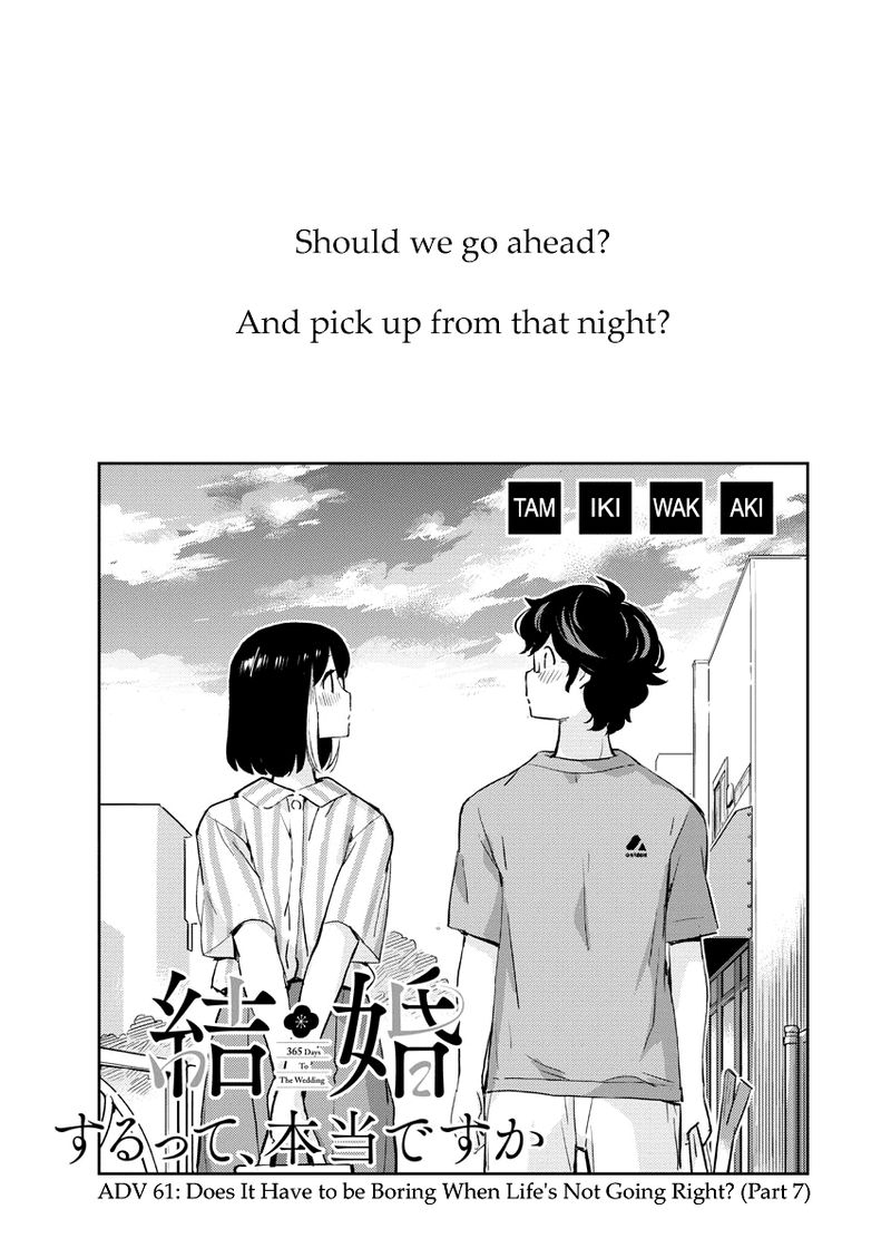 Kekkon Surutte Hontou Desu Ka 365 Days To The Wedding 61 1