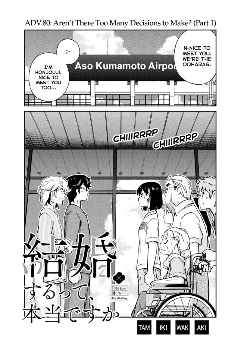 Kekkon Surutte Hontou Desu Ka 365 Days To The Wedding 80 1