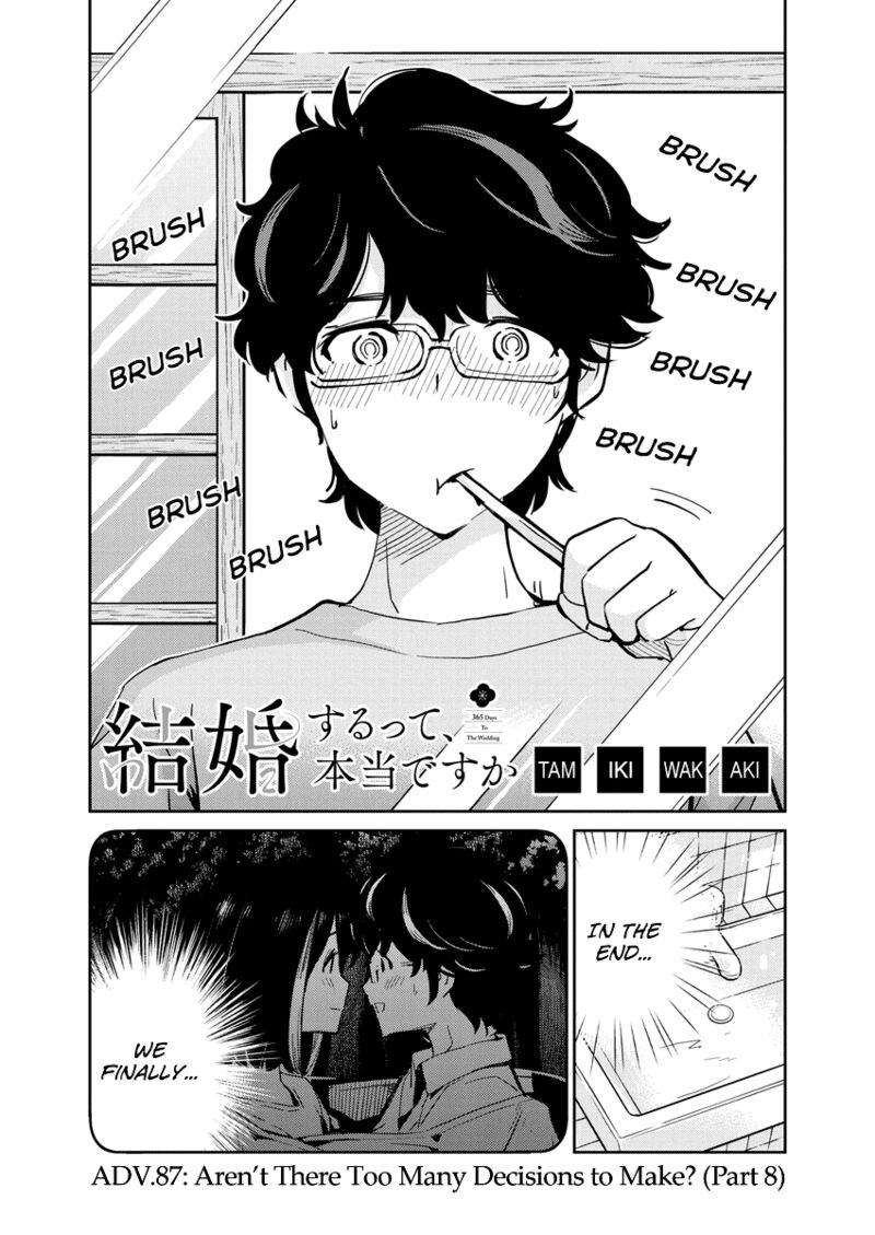 Kekkon Surutte Hontou Desu Ka 365 Days To The Wedding 87 1