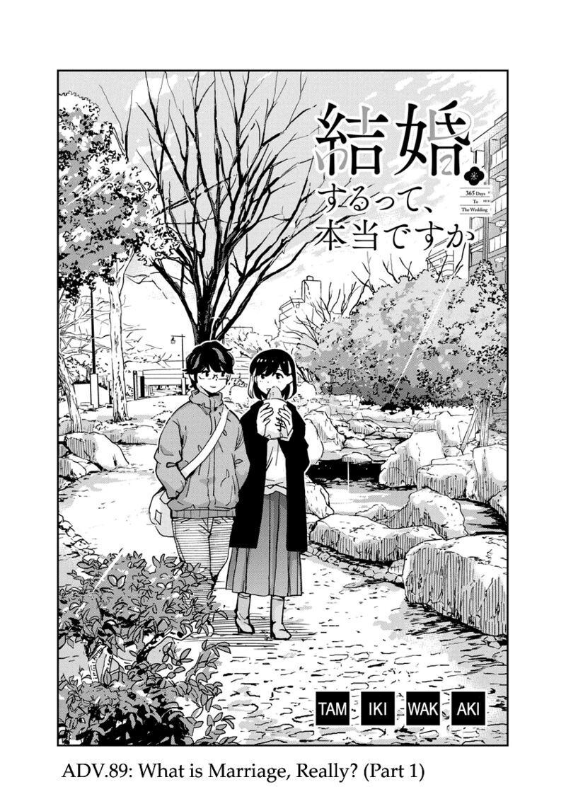 Kekkon Surutte Hontou Desu Ka 365 Days To The Wedding 89 1