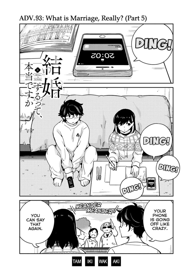 Kekkon Surutte Hontou Desu Ka 365 Days To The Wedding 93 1