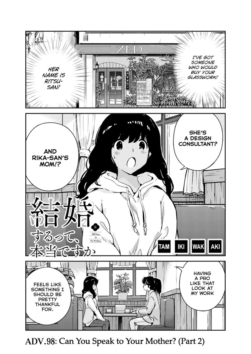 Kekkon Surutte Hontou Desu Ka 365 Days To The Wedding 98 1