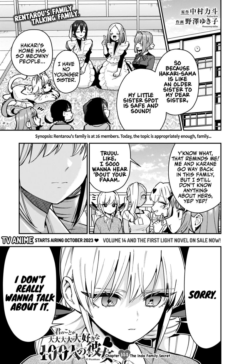 Kimi No Koto Ga Daidaidaidaidai Suki Na 100 Nin No Kanojo 144 1