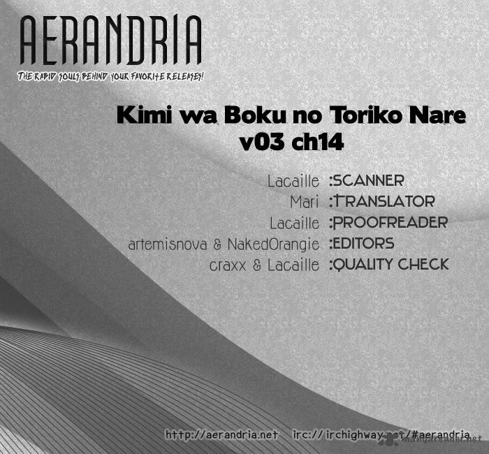 Kimi Wa Boku No Toriko Nare 14 3