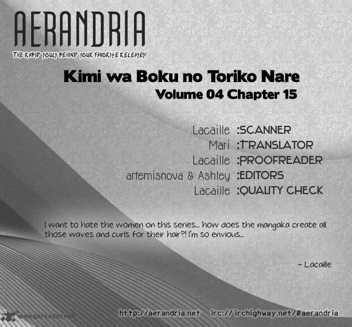 Kimi Wa Boku No Toriko Nare 15 3