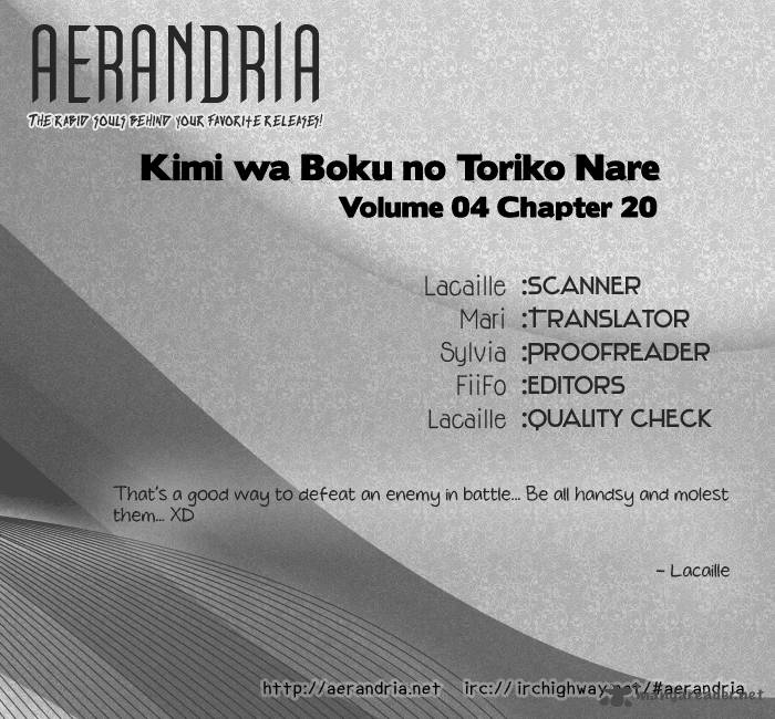 Kimi Wa Boku No Toriko Nare 20 2