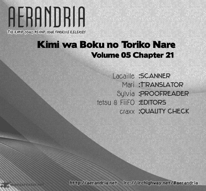 Kimi Wa Boku No Toriko Nare 21 2