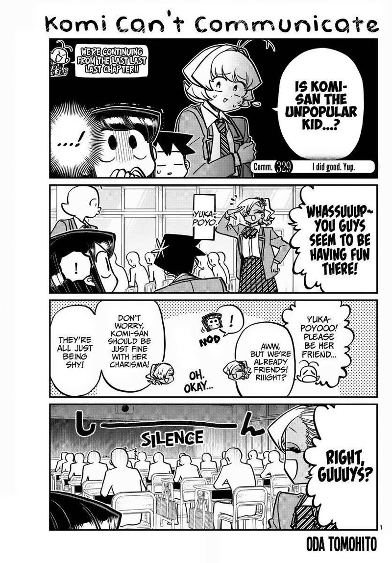 Komi San Wa Komyushou Desu 329 1