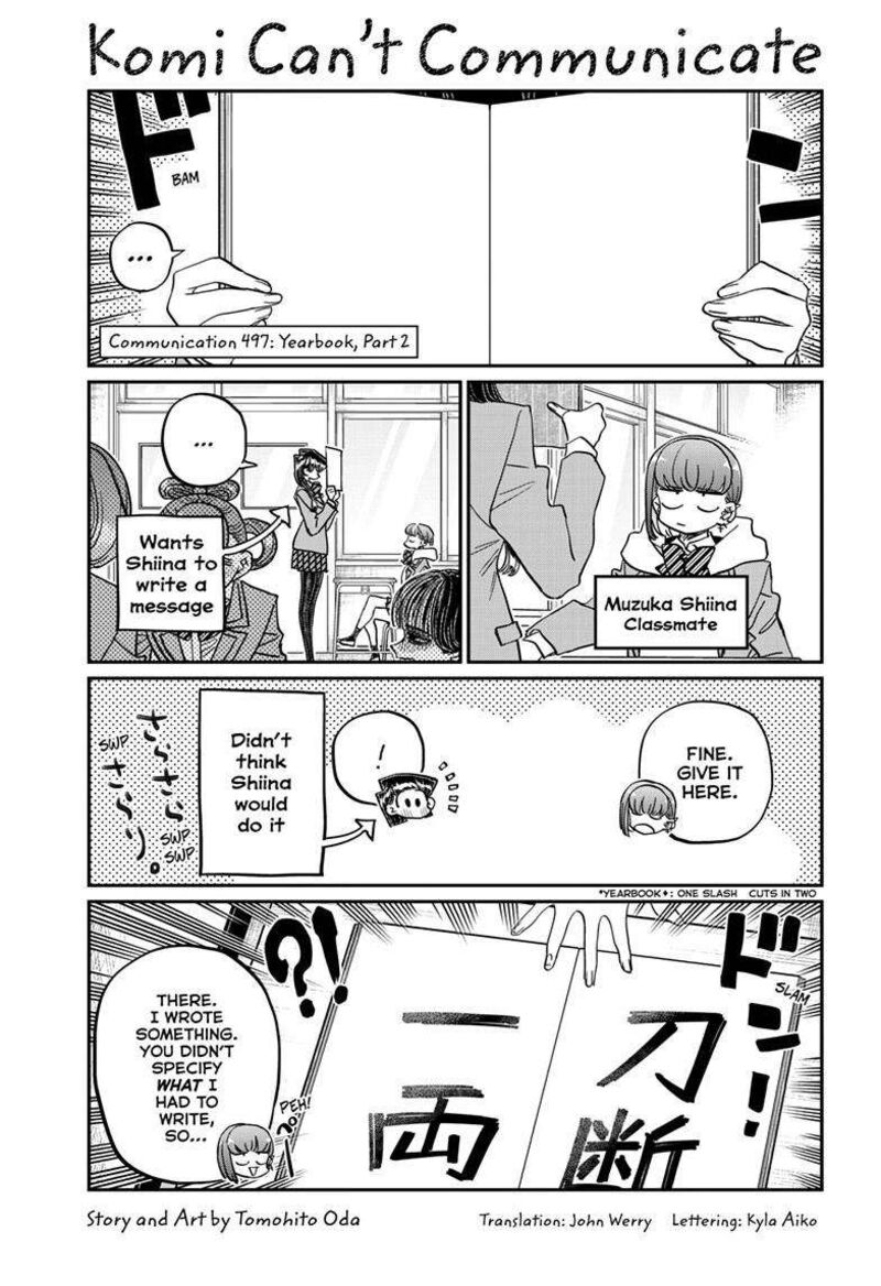 Komi San Wa Komyushou Desu 497 2
