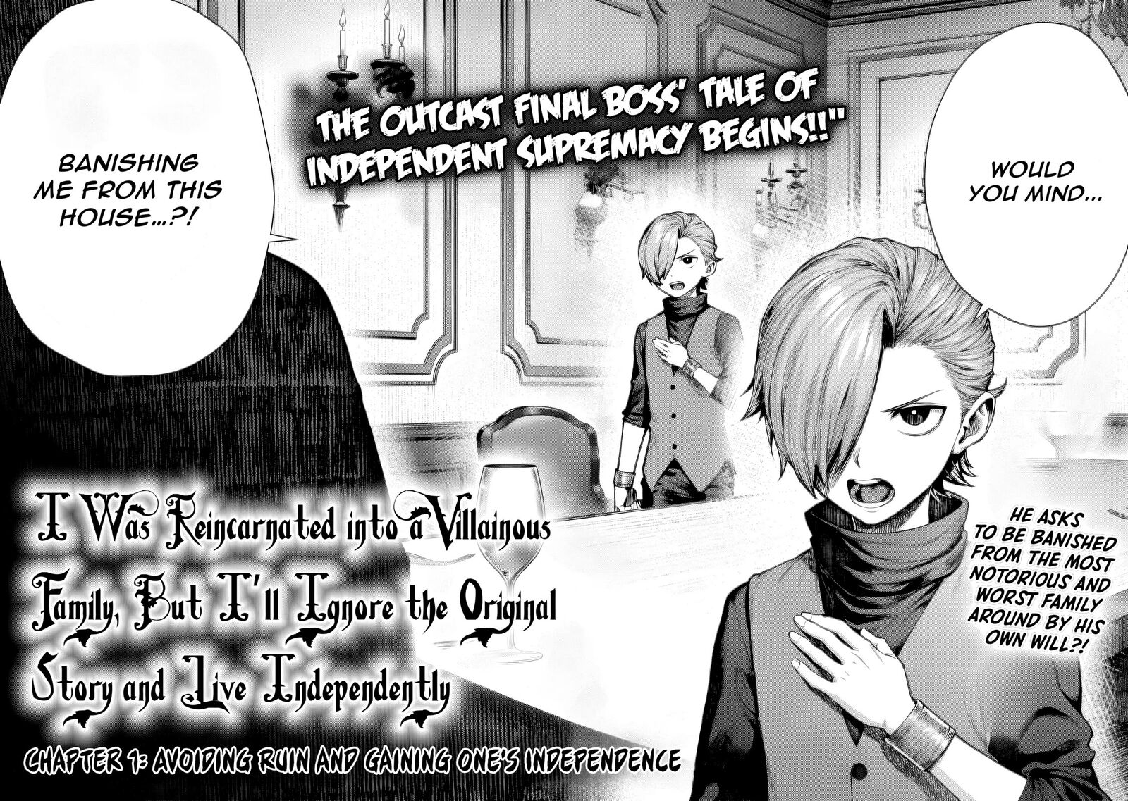 Kuromaku Ikka Ni Tensei Shita Kedo Gensaku Mushishite Dokuritsu Suru 1 3