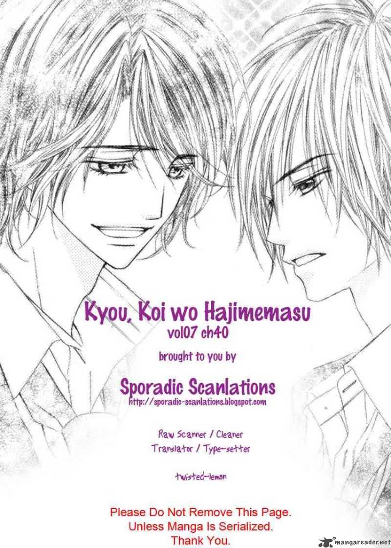 Kyou Koi Wo Hajimemasu 40 26
