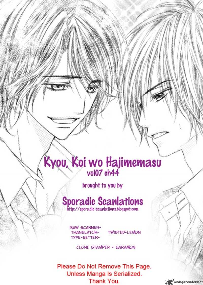 Kyou Koi Wo Hajimemasu 44 26
