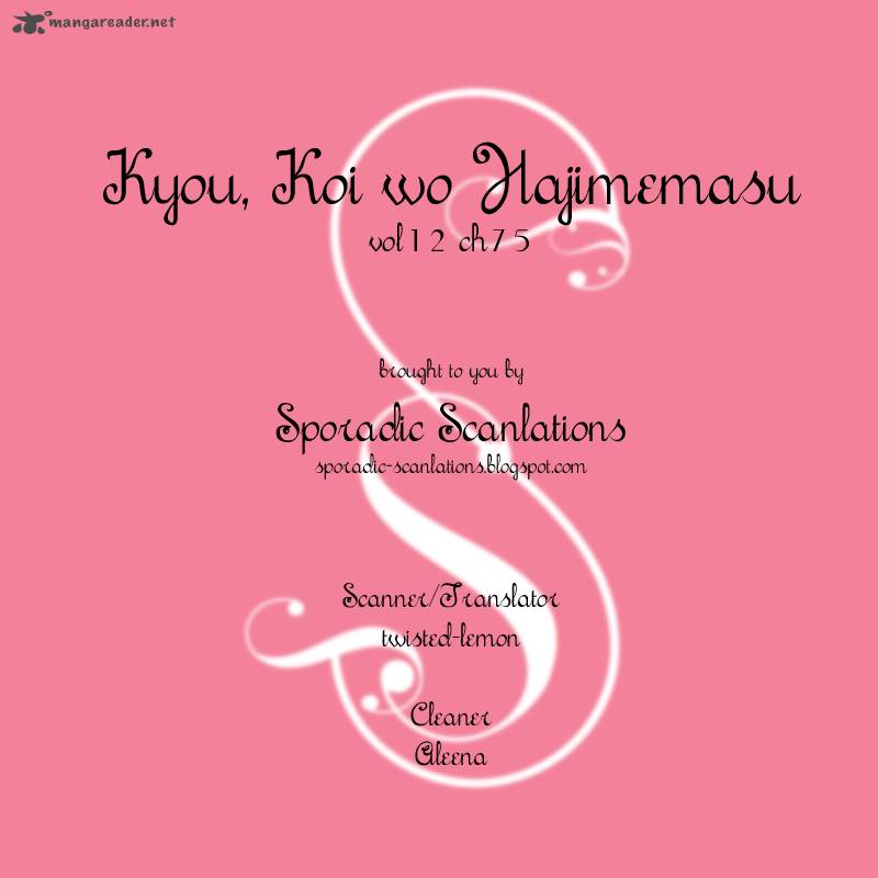 Kyou Koi Wo Hajimemasu 75 1