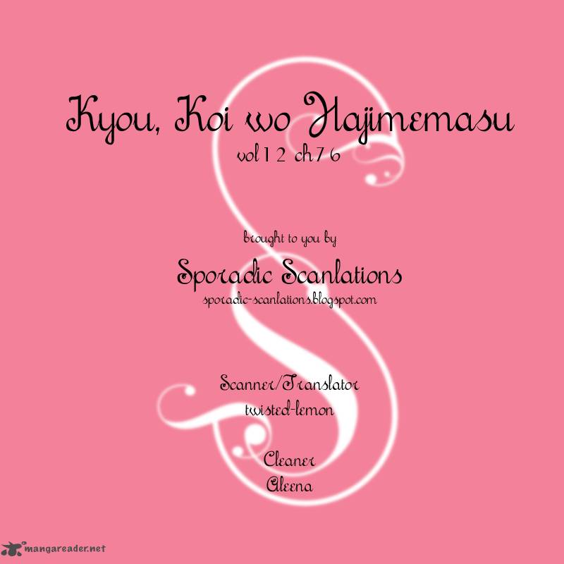 Kyou Koi Wo Hajimemasu 76 1