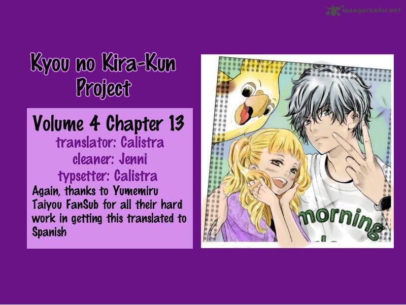 Kyou No Kira Kun 13 1
