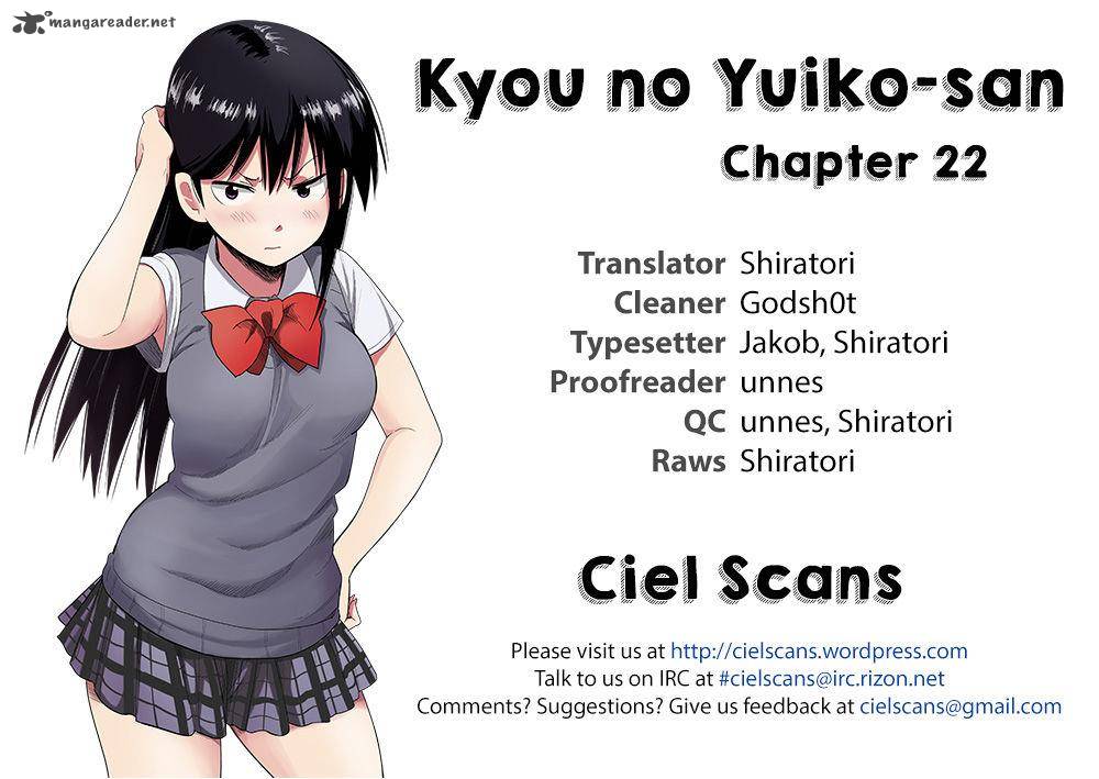 Kyou No Yuiko San 22 1
