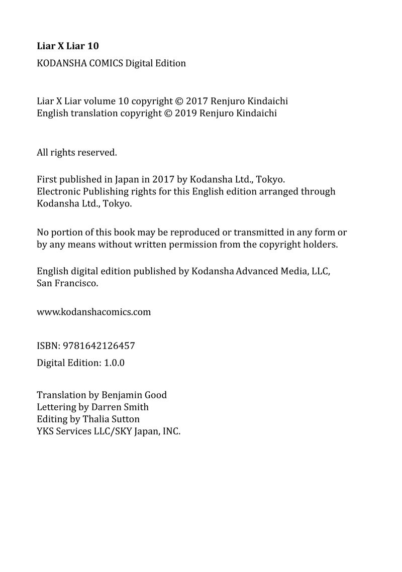 Liar X Liar 70a 7