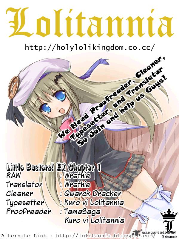 Little Busters Ex The 4 Koma 1 1
