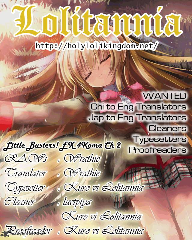 Little Busters Ex The 4 Koma 2 1