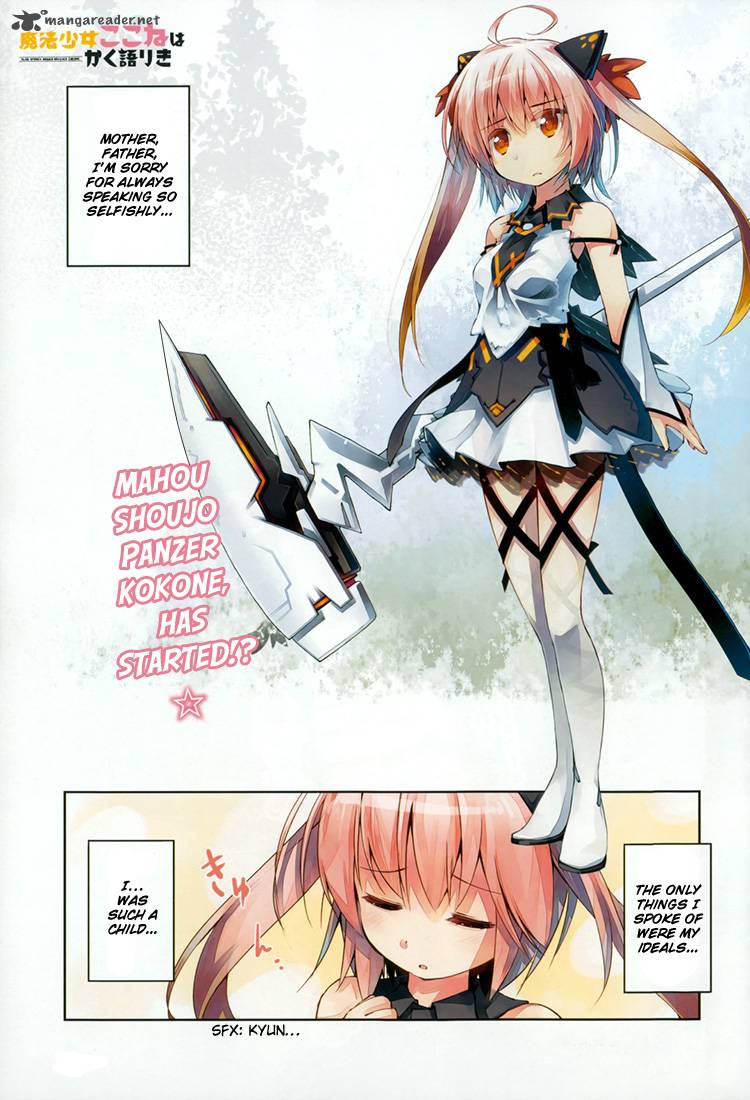 Mahou Shoujo Kokone Wa Kakukatariki 1 3