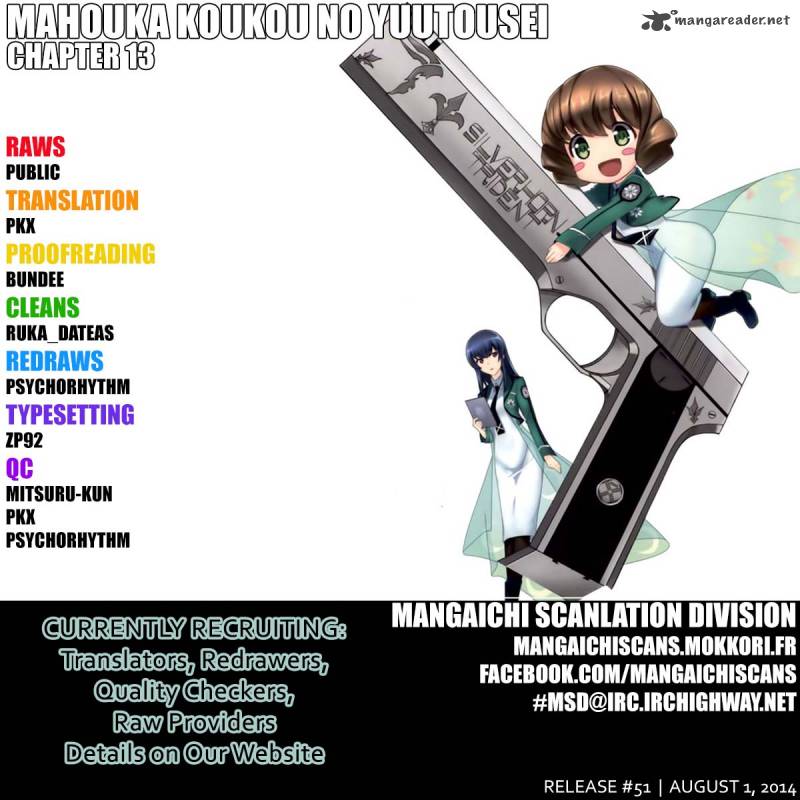 Mahouka Koukou No Yuutousei 13 1