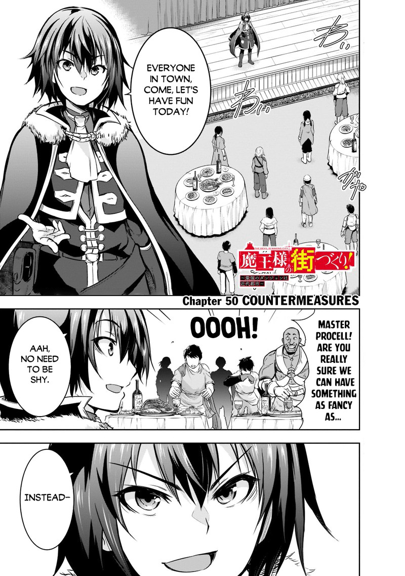 Maou Sama No Machizukuri Saikyou No Danjon Wa Kindai Toshi 50 1