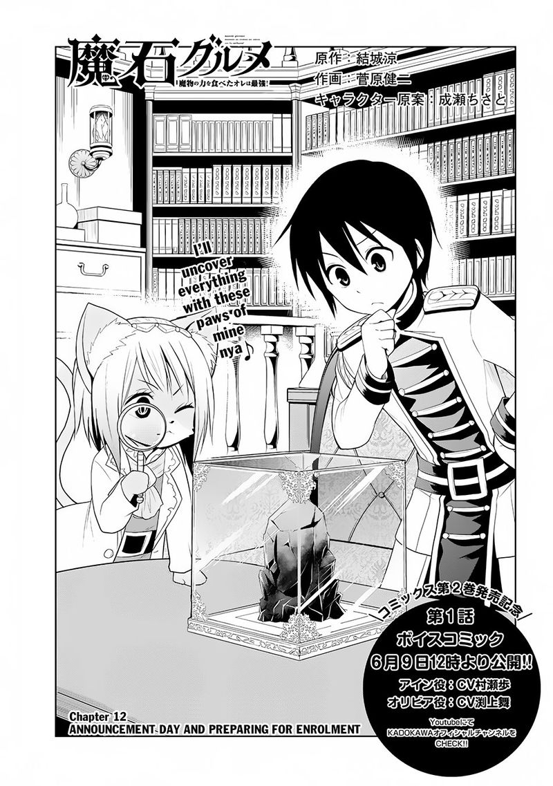 Maseki Gurume Mamono No Chikara O Tabeta Ore Wa Saikyou 12 1
