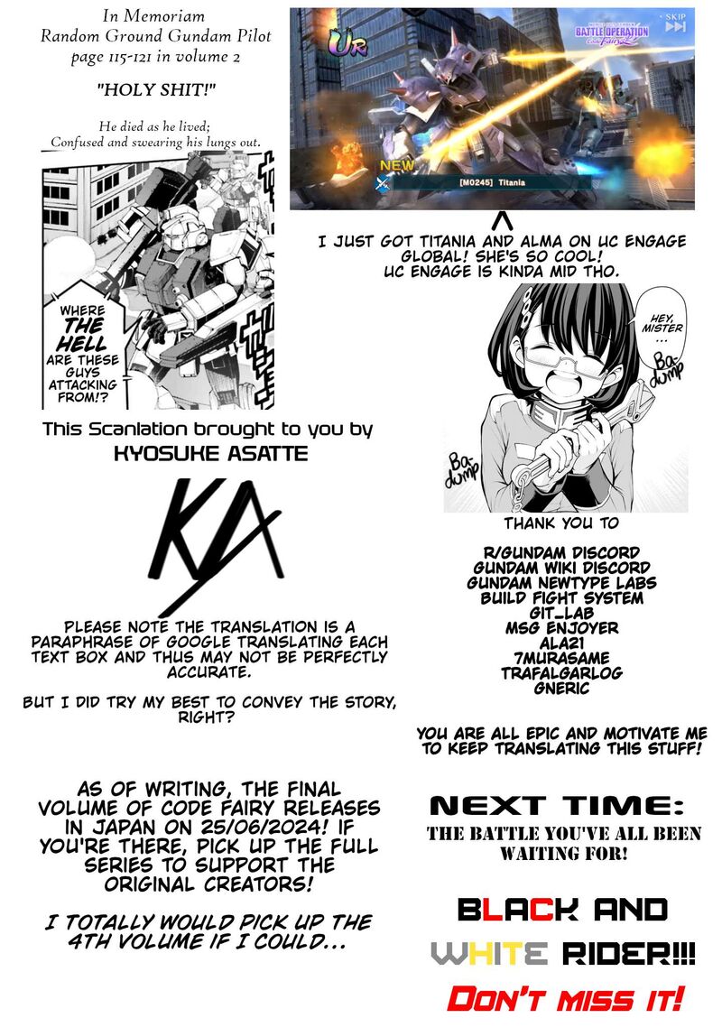 Mobile Suit Gundam Battle Operation Code Fairy 9 45