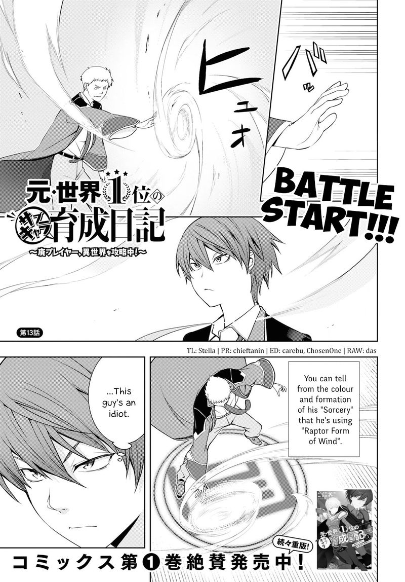 Moto Sekai IchII Subchara Ikusei Nikki Hai Player Isekai Wo Kouryakuchuu 13 1