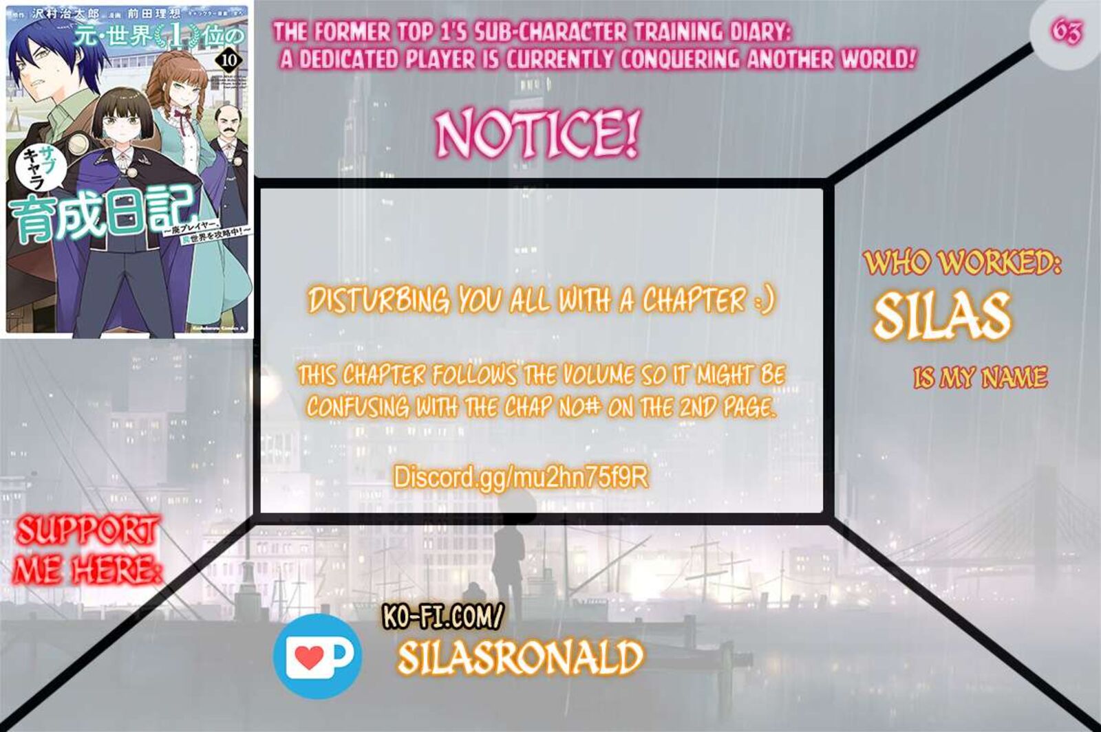 Moto Sekai IchII Subchara Ikusei Nikki Hai Player Isekai Wo Kouryakuchuu 63 1
