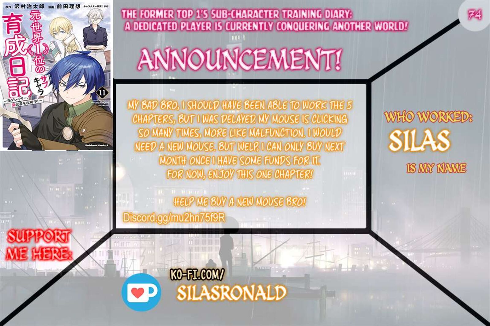 Moto Sekai IchII Subchara Ikusei Nikki Hai Player Isekai Wo Kouryakuchuu 74 1