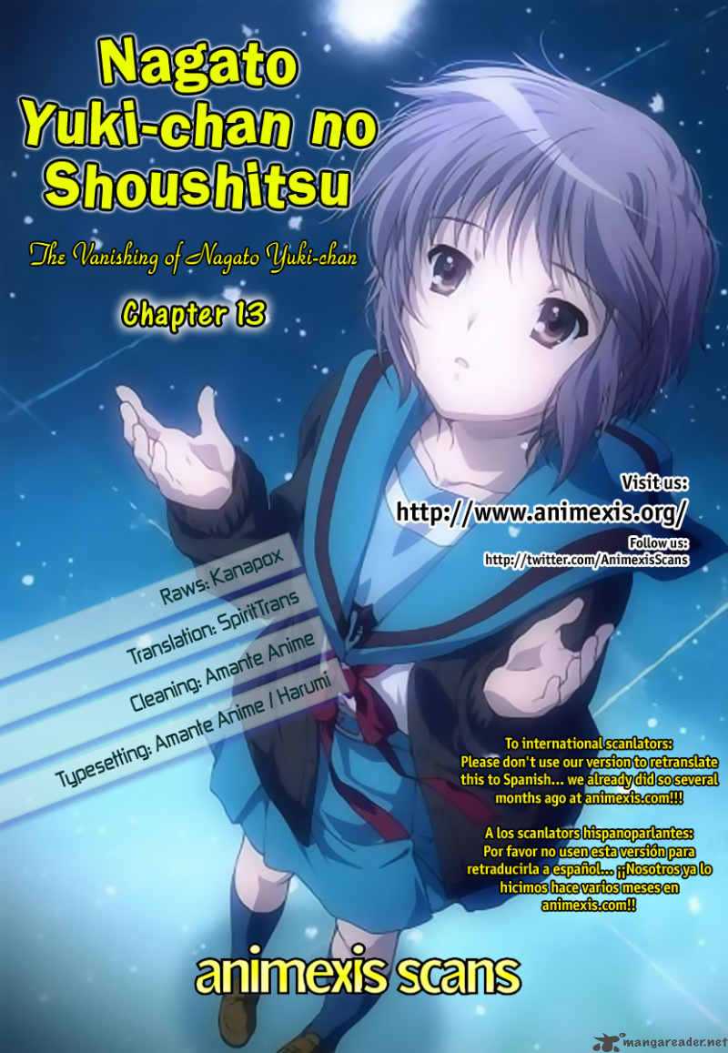 Nagato Yuki Chan No Shoushitsu 13 1