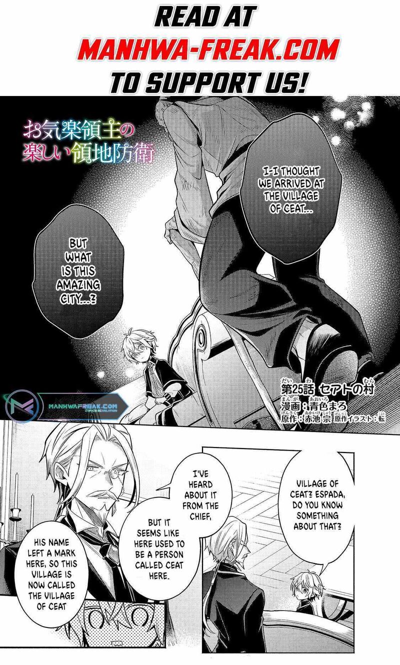 Okiraku Ryoushu No TanoshII Ryouchi Bouei Seisan Kei Majutsu De Na Mo Na Kimura Wo Saikyou No Jousai Toshi Ni 25 2
