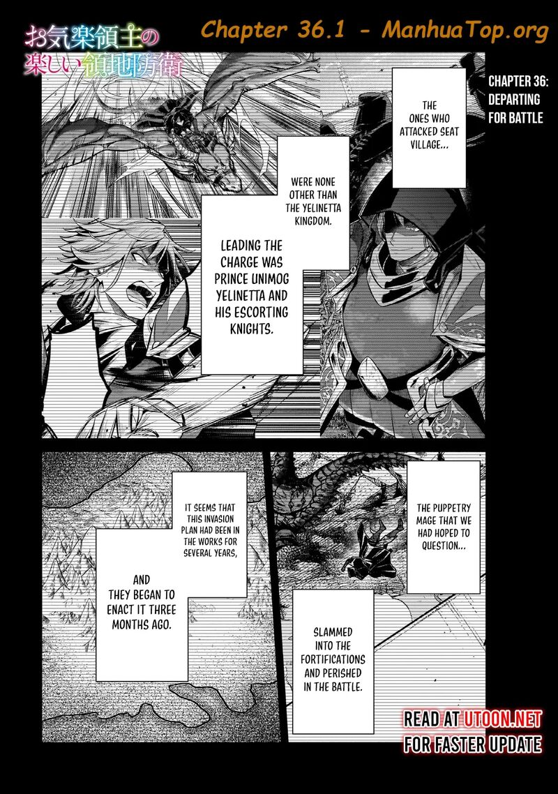 Okiraku Ryoushu No TanoshII Ryouchi Bouei Seisan Kei Majutsu De Na Mo Na Kimura Wo Saikyou No Jousai Toshi Ni 36a 1