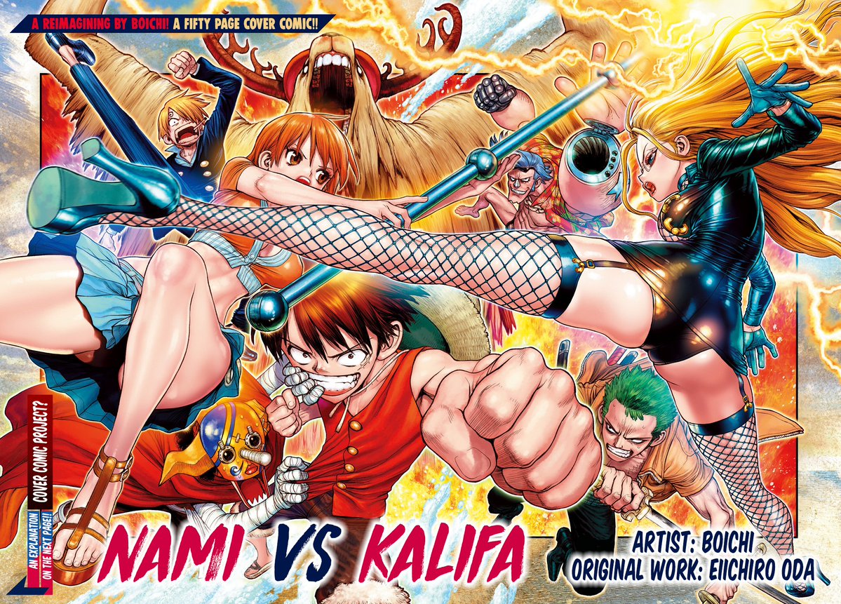 One Piece Nami Vs Kalifa 1 4