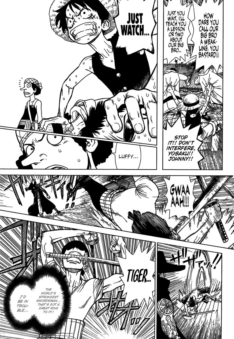 One Piece Roronoa Zoro Falls Into The Sea 1 13