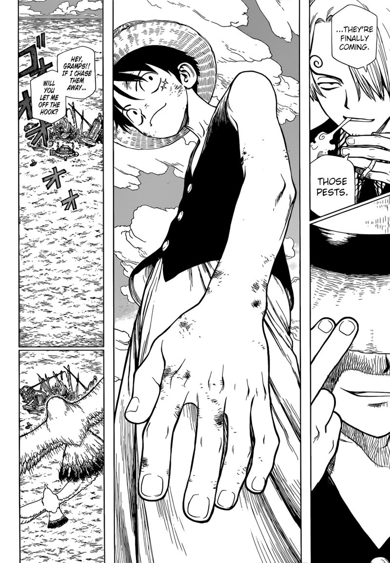 One Piece Roronoa Zoro Falls Into The Sea 1 35