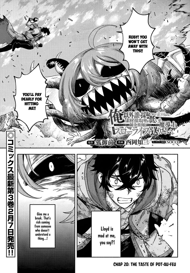 Ore Igai Dare Mo Saishu Dekinai Sozai Na No Ni Sozai Saishuritsu Ga Hikui To Pawahara Suru Osananajimi Renkinjutsushi To Zetsuen Shita Senzoku Madoushi Henkyou No Machi De Slow Life Wo Okuritai 20 1