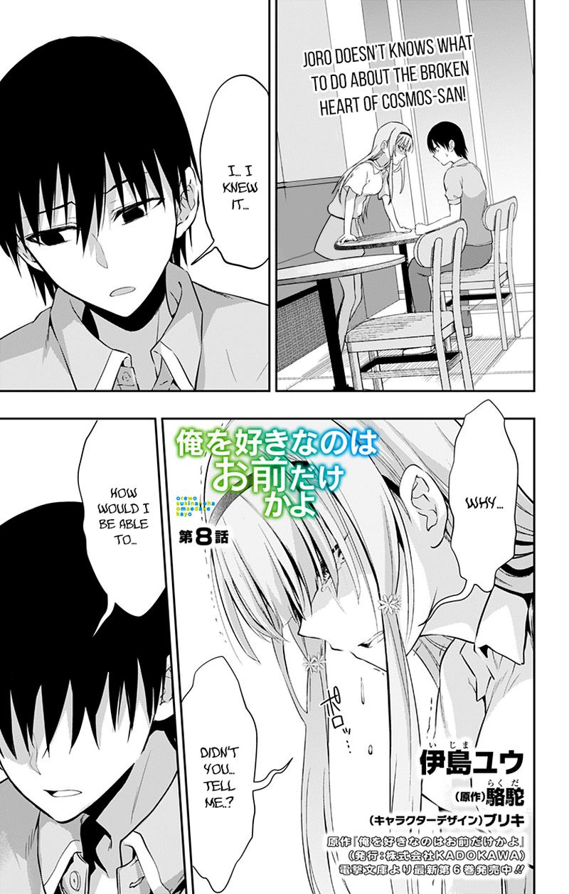 Ore Wo Suki Nano Wa Omae Dake Ka Yo 8 1